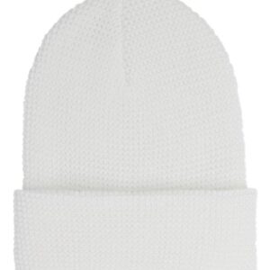 Waffle Cuffed Knit Beanie