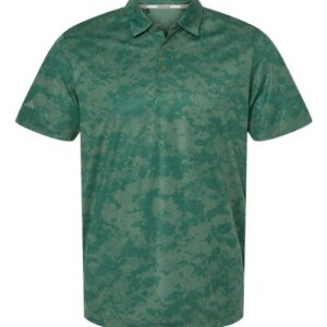 Men's All Over Camo Print Polo