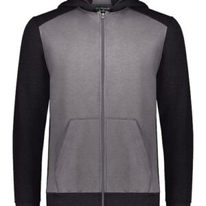 Youth Eco Revive™ Three-Season Triblend Fleece Full-Zip Hooded Sweatshirt