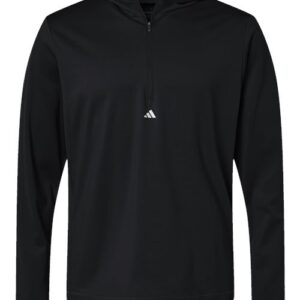 Men's Lightweight Quarter-Zip Hooded Pullover