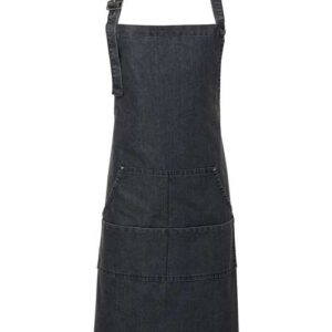 Jeans Stitch Denim Bib Apron