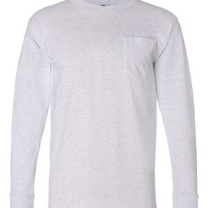 Unisex USA-Made Long Sleeve Pocket T-Shirt