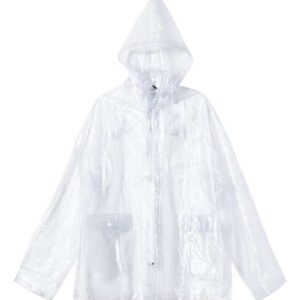 Men's Clear Hooded Rain Jacket