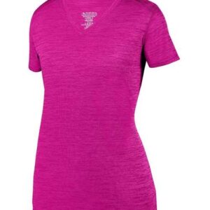 Women's Shadow Tonal Heather Training V-Neck T-Shirt