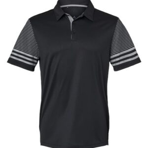 Men's Striped Sleeve Polo
