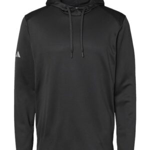 Men's Textured Mixed Media Midweight Hooded Sweatshirt